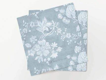 Napkins set, Anna Maria Garthwaite, Spitalfields, 1752 - 1753, French Blue, PR3673