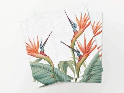 Napkins set Bird of Paradise Flower, PR3697