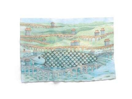 Linen towel, Big Fish, PR3779