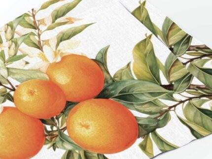 Placemats set, Floral Citrus Elegance, PR3859