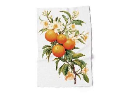 Linen towel, Floral Citrus Elegance, PR3858