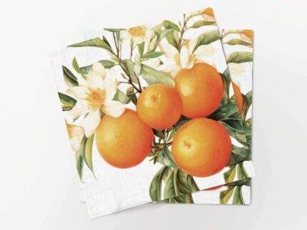 Napkins set, Floral Citrus Elegance, PR3860