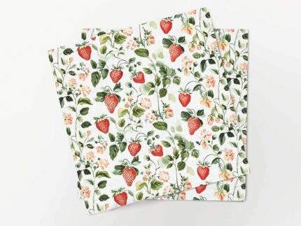 Napkins set, Strawberry Breakfast, PR3872