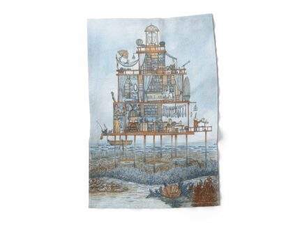 Linen towel, House on Water, PR3928