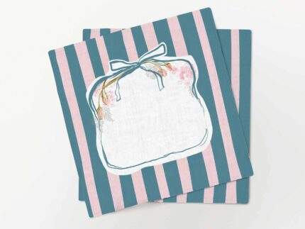 Napkins set, Bloom Stripes, PR3963