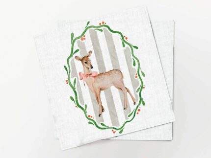 Napkins set, Deer & Cheer, PR4013