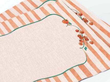 Placemats set, Tomato Stripes, PR3956