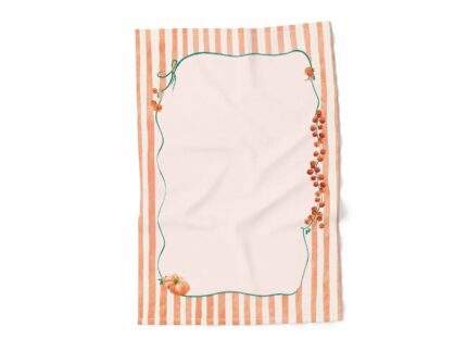 Linen towel, Tomato Stripes, PR3954