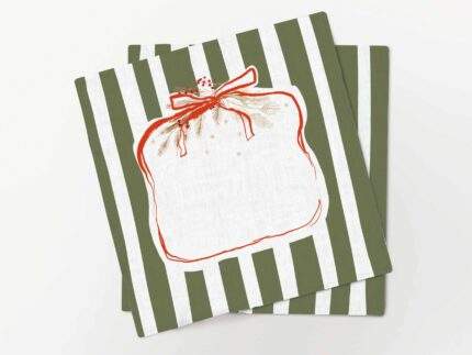 Napkins set, Christmas Stripes, PR3959