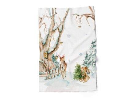 Kitchen towel, Holiday Tales, linen towel, PR4007