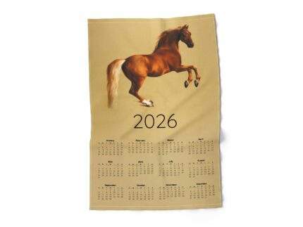 2026 Calendar Towel, Horse towel, PR3998