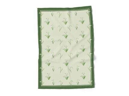 Linen towel, Snowflower, PR3946