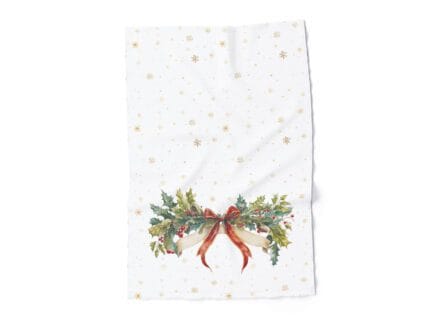 Kitchen towel, Velvet Ribbon, linen towel, PR4034
