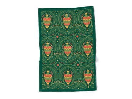 Kitchen towel, Scandi Ornament, linen towel, PR4054