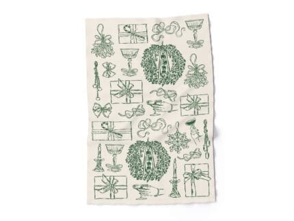 Kitchen towel, Holiday Sketch, linen towel, PR4022