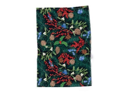 Kitchen towel, Evergreen Night, linen towel, PR4046