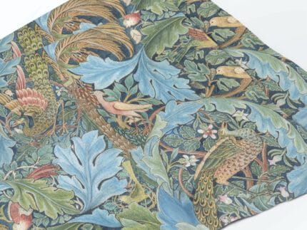 Placemats set Acanthus and Birds by William Morris, 100% linen, PR4095