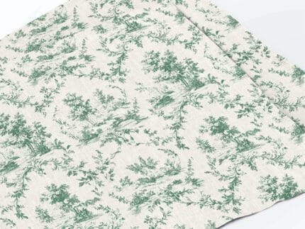 Placemat set, Emerald Pastoral, 100% linen, PR4099