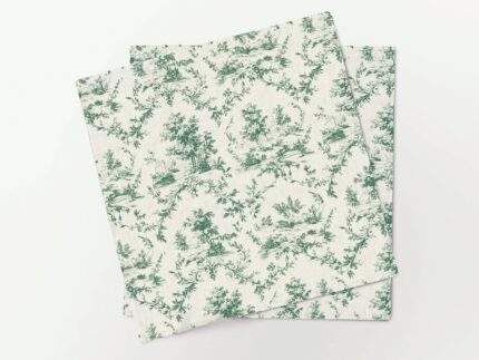 Napkin set, Toile garden, 100% linen, PR4100