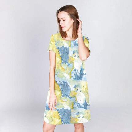 Linen dress, Bubbles by Milda Kozyroviciute, PR4113