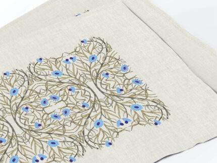 Placemat set, William De Morgan Blue Edition, 100% linen, PR4131