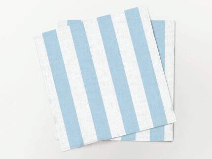 Napkin set, Blue Stripes, 100% linen, PR4156